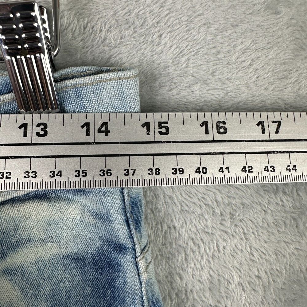 GS-115 Jeans Womens 29‎ Acid Wash Blue Stretch Denim - Picture 4 of 12